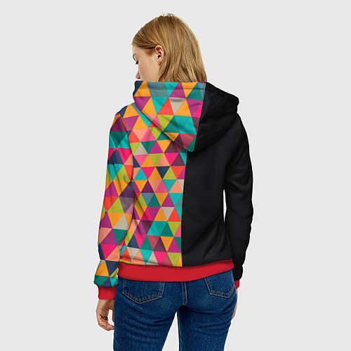 Женская толстовка NILETTO / 3D-Красный – фото 4