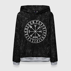 Толстовка-худи женская Вегвизир, цвет: 3D-меланж