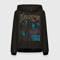 Толстовка-худи женская The Doors, цвет: 3D-черный