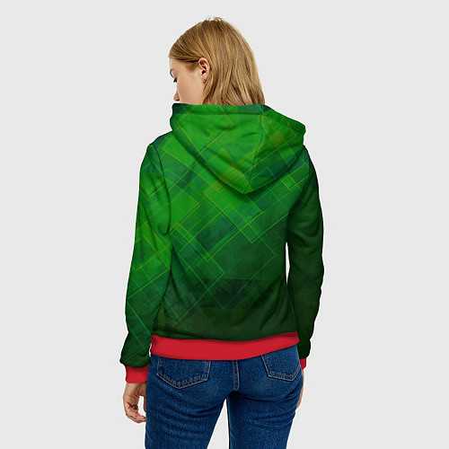 Женская толстовка Доктор Стоун / 3D-Красный – фото 4