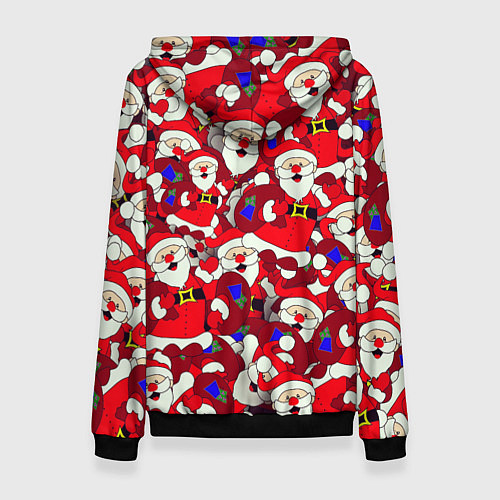 Женская толстовка Дед Санта / 3D-Черный – фото 2