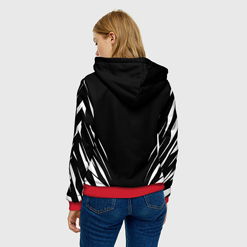 Женская толстовка Я подумаю об этом завтра / 3D-Красный – фото 4