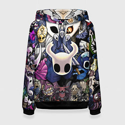 Толстовка-худи женская HOLLOW KNIGHT, цвет: 3D-черный