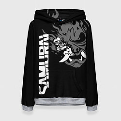 Толстовка-худи женская SAMURAI 2077, цвет: 3D-меланж