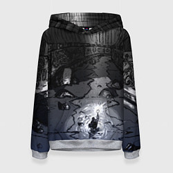 Толстовка-худи женская Lovecraft Лавкрафт, цвет: 3D-меланж