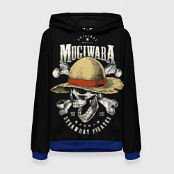 Толстовка-худи женская MUGIWARA ONE PIECE, цвет: 3D-синий