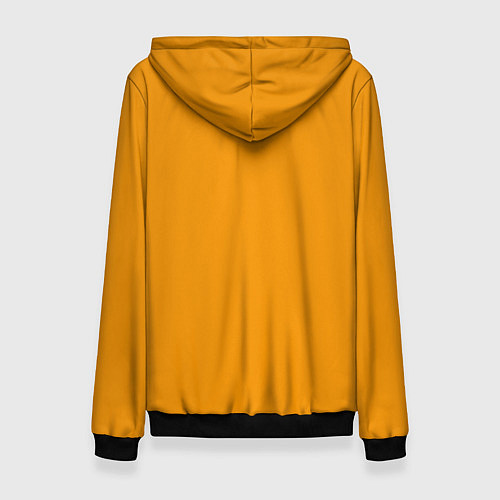 Женская толстовка Цвет Шафран без рисунка / 3D-Черный – фото 2