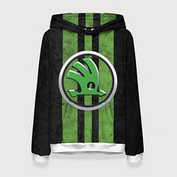 Женская толстовка Skoda Green Logo Z