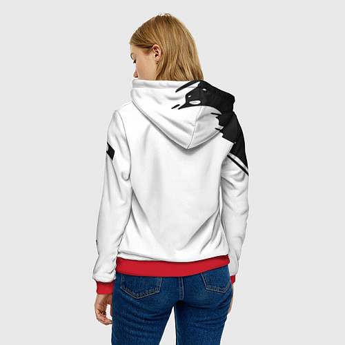 Женская толстовка Bleach Блич / 3D-Красный – фото 4