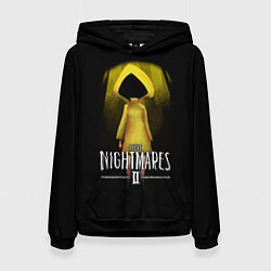 Толстовка-худи женская Маленькие кошмары Шестая, цвет: 3D-черный