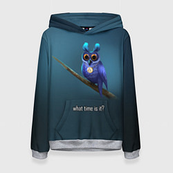 Толстовка-худи женская Owl, цвет: 3D-меланж
