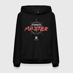 Толстовка-худи женская Dungeon Master, цвет: 3D-черный