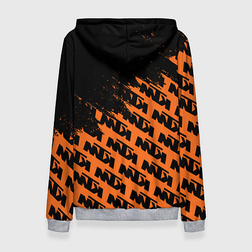 Женская толстовка KTM КТМ / 3D-Меланж – фото 2