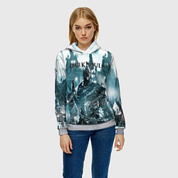 Толстовка-худи женская Dark Souls, цвет: 3D-меланж — фото 2