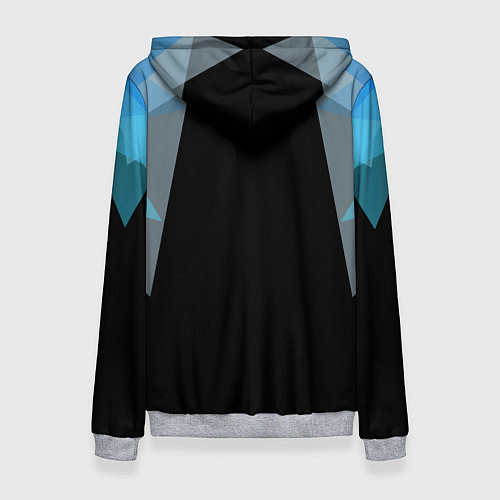 Женская толстовка Геометрия / 3D-Меланж – фото 2
