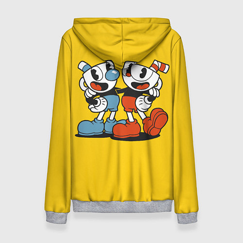 Женская толстовка CUPHEAD / 3D-Меланж – фото 2