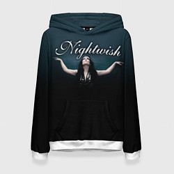 Толстовка-худи женская Nightwish with Tarja, цвет: 3D-белый