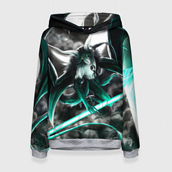 Толстовка-худи женская Ulquiorra Schiffer Bleach, цвет: 3D-меланж