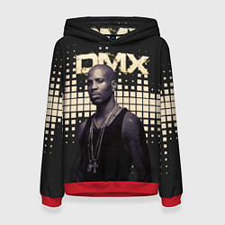 Толстовка-худи женская DMX, цвет: 3D-красный