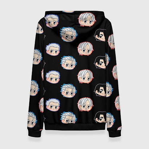 Женская толстовка DMC Pattern / 3D-Черный – фото 2