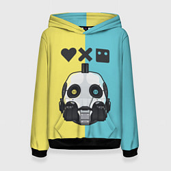 Толстовка-худи женская XBOT 4000 Love, Death and Robots Z, цвет: 3D-черный