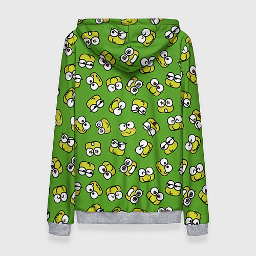 Женская толстовка Смайлы Лягушки / 3D-Меланж – фото 2