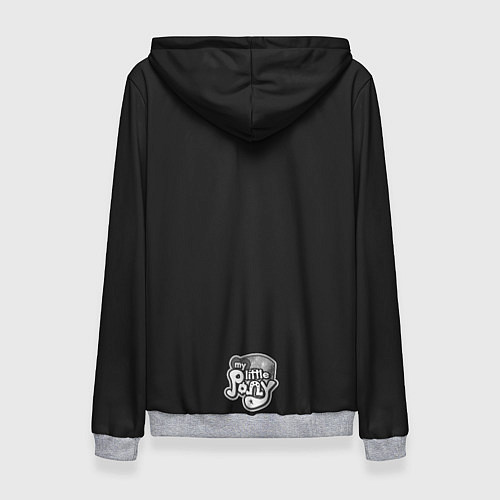 Женская толстовка Pony x Ramones / 3D-Меланж – фото 2