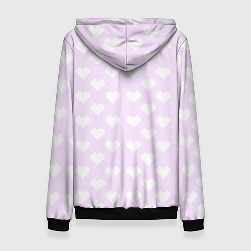 Женская толстовка Chibi Natsuki and Yuri / 3D-Черный – фото 2