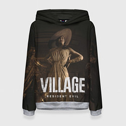 Толстовка-худи женская RESIDENT EVIL VILLAGE, цвет: 3D-меланж