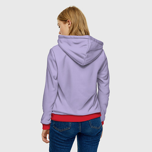 Женская толстовка Девушки и Танки / 3D-Красный – фото 4