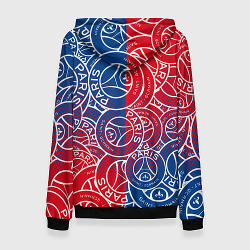 Женская толстовка ФК ПСЖ PARIS SAINT GERMAIN / 3D-Черный – фото 2