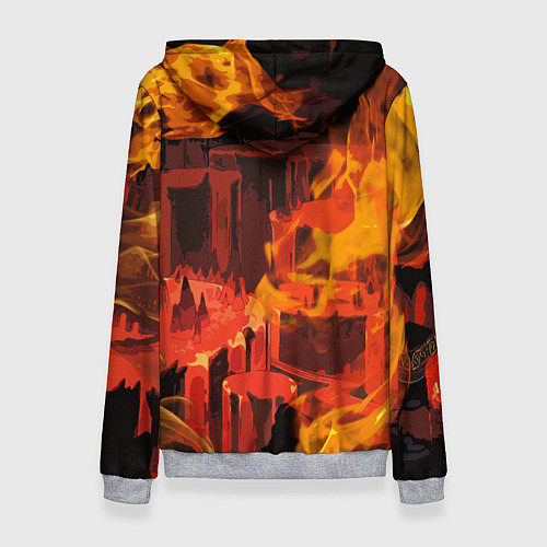 Женская толстовка Hades / 3D-Меланж – фото 2