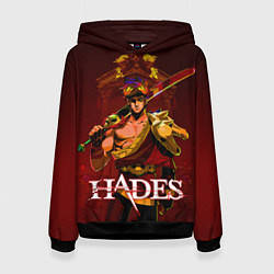 Толстовка-худи женская Zagreus Hades, цвет: 3D-черный