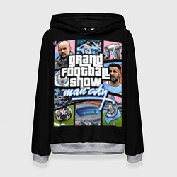 Толстовка-худи женская Мансити в стиле гта манчестер, цвет: 3D-меланж