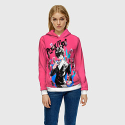 Толстовка-худи женская Амамия, цвет: 3D-белый — фото 2