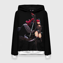 Толстовка-худи женская Касуми, цвет: 3D-белый