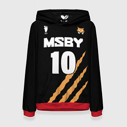 Женская толстовка 10 MSBY BLACK JACKALS