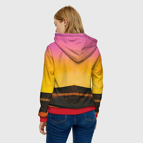 Женская толстовка Queen Freddie Mercury Z / 3D-Красный – фото 4