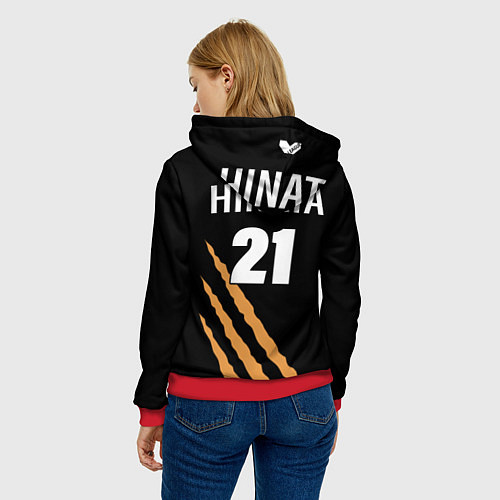 Женская толстовка 21 MSBY BLACK JACKALS / 3D-Красный – фото 4