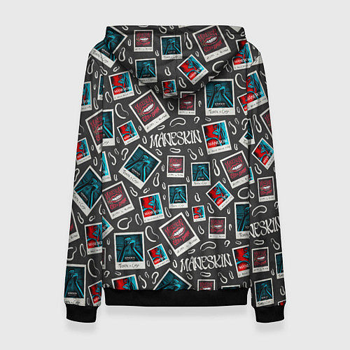 Женская толстовка Maneskin Pattern / 3D-Черный – фото 2