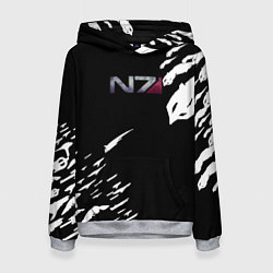 Толстовка-худи женская MASS EFFECT ПОСЛЕДНИЙ БОЙ, цвет: 3D-меланж