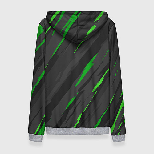 Женская толстовка KAWASAKI КАВАСАКИ SPORT / 3D-Меланж – фото 2