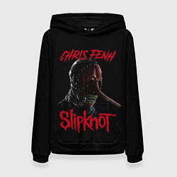 Толстовка-худи женская CHRIS FENH SLIPKNOT СЛИПКНОТ Z, цвет: 3D-черный