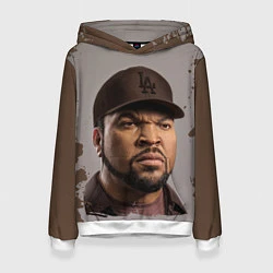 Толстовка-худи женская Ice Cube Айс Куб Z, цвет: 3D-белый