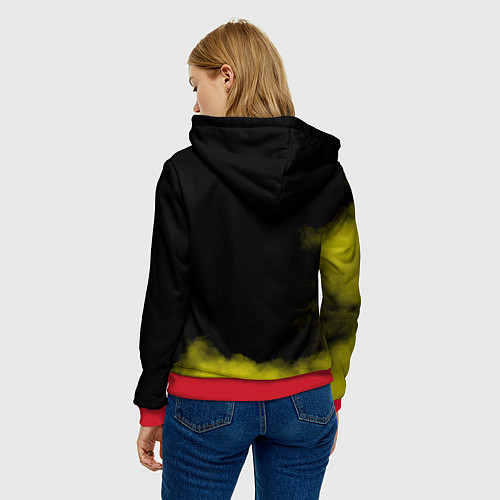 Женская толстовка КНЯZZ Гимн Шута / 3D-Красный – фото 4