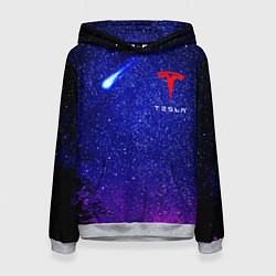 Толстовка-худи женская TESLA КОМЕТА, цвет: 3D-меланж