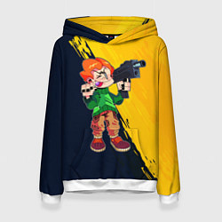 Толстовка-худи женская FNF PICO ПИКО, цвет: 3D-белый