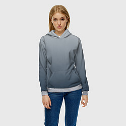 Толстовка-худи женская GRADIENT 50 SHADES OF GREY, цвет: 3D-меланж — фото 2