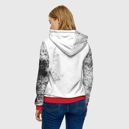 Женская толстовка THE PRODIGY ПРОДИДЖИ Z / 3D-Красный – фото 4