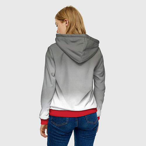 Женская толстовка Кукрыниксы рок группа / 3D-Красный – фото 4